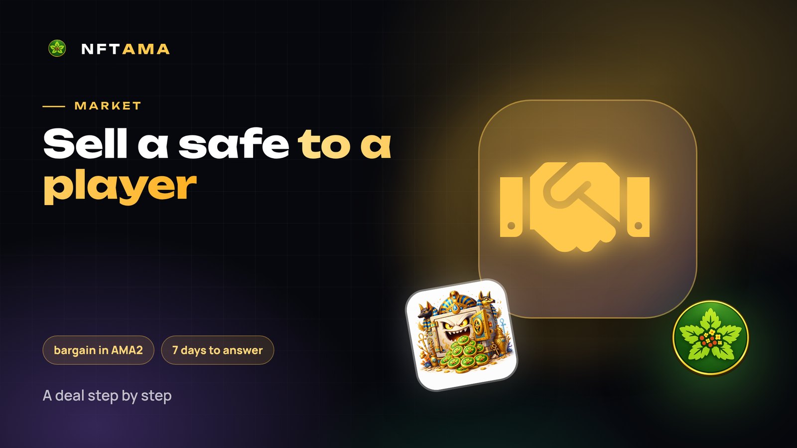 How to Sell an NFT Safe Inside NFTAMA: A Deal Step by Step